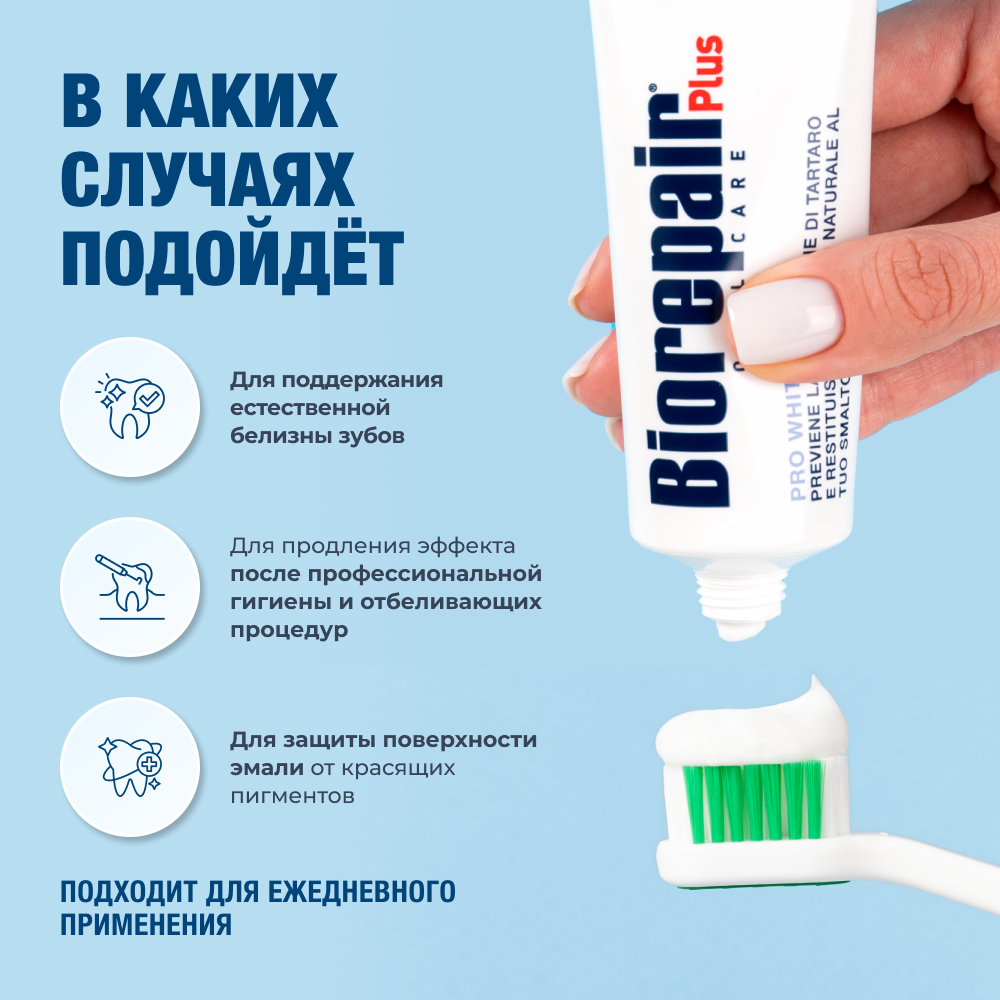 Биорепейр Плюс Про Вайт зубная паста