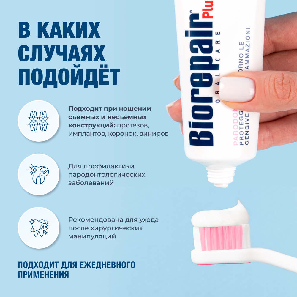 Биорепейр Плюс Пародонтгель зубная паста