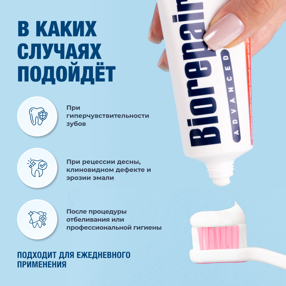 Биорепейр Сенситив Двойное действие 75 мл