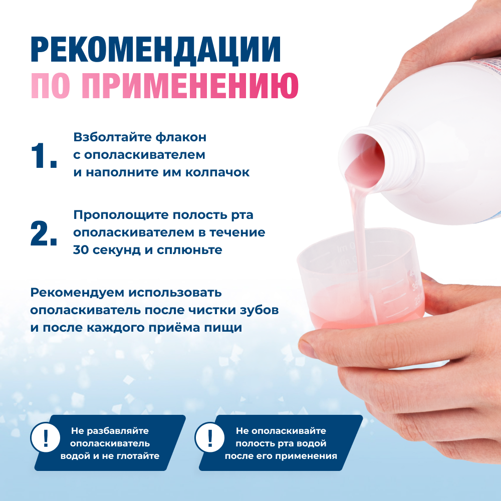 Биорепейр ополаскиватель для полости рта «Уход за деснами»